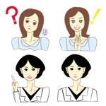yonotanさんの女性と先生のキャラクターデザインへの提案
