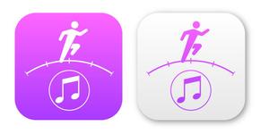 キーズデザイン合同会社 (keikotai)さんのランニング用音楽プレーヤーアプリ(iOS)のアイコンデザインへの提案