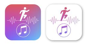 キーズデザイン合同会社 (keikotai)さんのランニング用音楽プレーヤーアプリ(iOS)のアイコンデザインへの提案