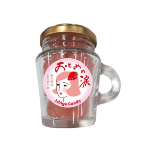 FUKUKO (fukuko_23323)さんの新商品「いちごの飴」のパッケージデザインへの提案