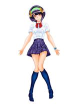 ソメイヨシノ (workknight2009)さんの学園ものアニメに出てきそうな女の子キャラクターのデザインへの提案