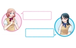 アマモトコウ (kou_amamoto)さんのWEBサイトで使用する2人の女子高生のキャラクターデザインへの提案