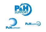 k-simさんの「P&H SUPPORT」のロゴ作成への提案