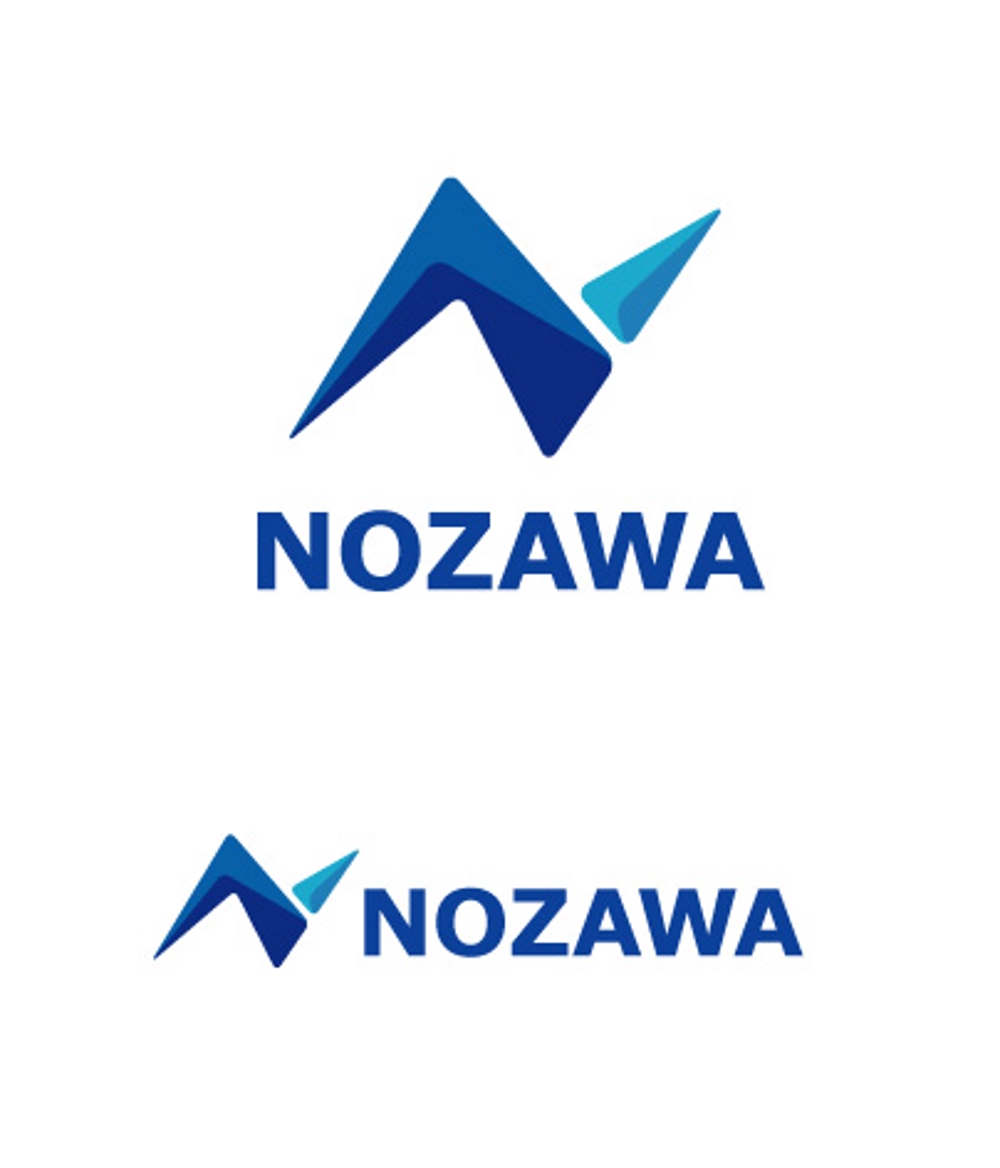 「NOZAWA」のロゴ作成