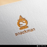  nobuworks (nobuworks)さんのスナック専門店「スナックマン」のロゴへの提案