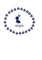 きんときまめ ()さんのケーキとサンドイッチのお店「angie」のロゴ作成への提案