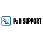 MacMagicianさんの「P&H SUPPORT」のロゴ作成への提案