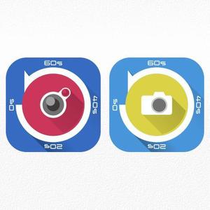 aine (aine)さんの既存iOSアプリ（2本：ビデオ＆カメラ）のアイコンをiOS7系フラットデザインにリニューアル。への提案