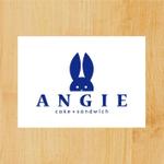 m_mtbooks (m_mtbooks)さんのケーキとサンドイッチのお店「angie」のロゴ作成への提案