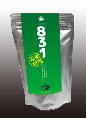 sacuman (sacuman)さんのお茶屋の青汁：ラベルデザイン　青汁への提案