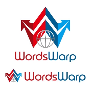 j-design (j-design)さんの翻訳・通訳サイト「Wordswarp」のロゴへの提案