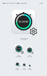 icre8 (icre8there4iam)さんのAndroidアプリ「ストップウォッチ＆タイマー」のリニューアルアイコンへの提案