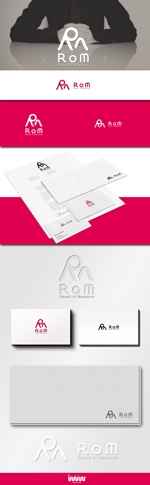 iwwDESIGN (iwwDESIGN)さんの会社　RoM（アールオーエム）の　ロゴへの提案