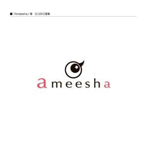 saco (mona_ri_sa)さんの「Ameesha」のロゴ作成への提案