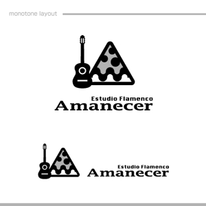 awn (awn_estudio)さんの「フラメンコスタジオ　Amanecer」のロゴ作成への提案