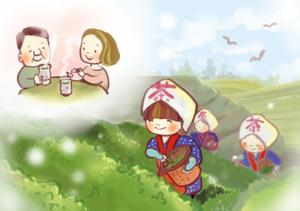 hakka (hakka)さんのお茶に関するイラストへの提案