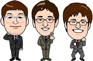 キーウィ (chara-mill)さんの弁護士８名のイラスト（似顔絵）作成への提案
