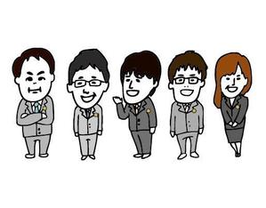 ygagarin (ygagarin)さんの弁護士８名のイラスト（似顔絵）作成への提案