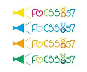 k56_manさんの新設コミュニティFM放送局（ラジオ局）「FMくらら857」のロゴへの提案
