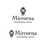 tsuby (tsuby)さんのトータルファッションアドバイス「Mirrorna」のロゴへの提案