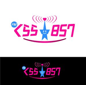 info433さんの新設コミュニティFM放送局（ラジオ局）「FMくらら857」のロゴへの提案
