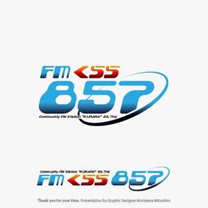 m_mhljm (m_mhljm)さんの新設コミュニティFM放送局（ラジオ局）「FMくらら857」のロゴへの提案