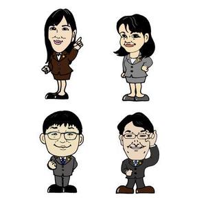 cma-t15712 ()さんの弁護士８名のイラスト（似顔絵）作成への提案
