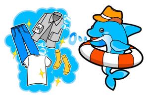 木峰 ()さんのクリーニング会社のイメージキャラクターデザインへの提案