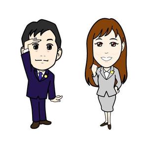 mages_staffさんの弁護士８名のイラスト（似顔絵）作成への提案