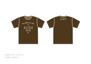 yoshie.m (wed_maki)さんのCaféスタッフのユニフォーム　Tシャツデザインへの提案