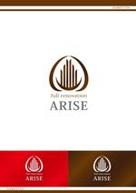 宮里　万里子 (ayatarou1999)さんのリノベーションマンション内装設備のブランド【ARISE】のロゴへの提案
