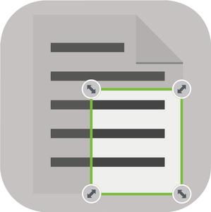 yuji ishibashi (persee)さんの書類スキャンアプリ（iOS）のアイコンデザインへの提案