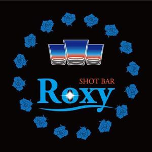 Rythme (rythme)さんのショットバー「Roxy」のロゴへの提案