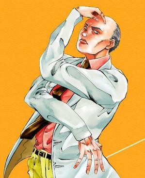榊 ()さんの■ジョジョ風の似顔絵作成■への提案