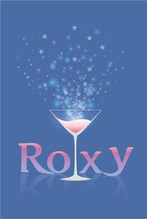 Nagai ()さんのショットバー「Roxy」のロゴへの提案