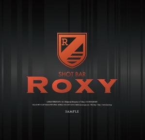 郷山志太 (theta1227)さんのショットバー「Roxy」のロゴへの提案