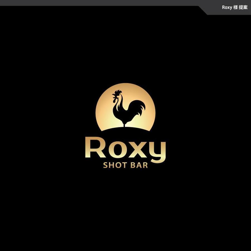 ショットバー「Roxy」のロゴ