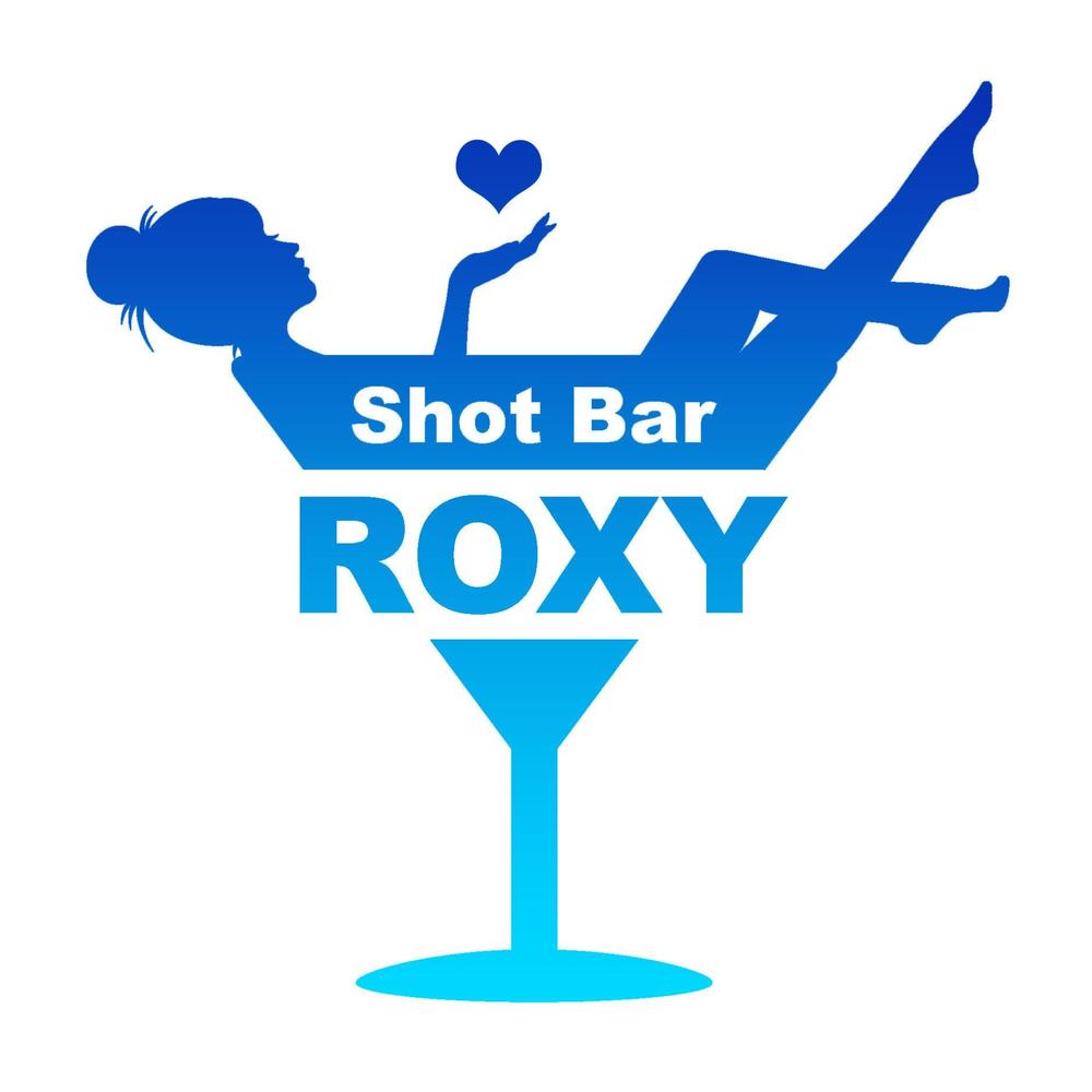 ショットバー「Roxy」のロゴ