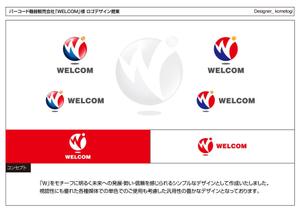 kometogi (kometogi)さんのバーコード機器販売会社「WELCOM」のロゴ作成への提案