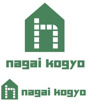 CF-Design (kuma-boo)さんの「nagai kogyo」のロゴ作成への提案