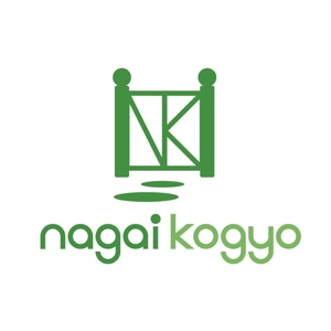 ogknさんの「nagai kogyo」のロゴ作成への提案