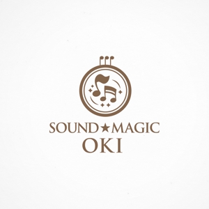 lef (yamamomo)さんの音楽教室のロゴ　会社名：SOUND★MAGIC OKIへの提案