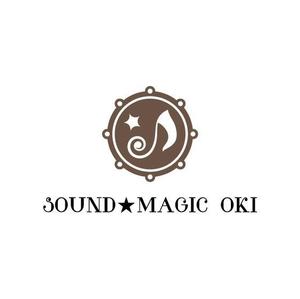 ぺっつデザイン (edouran)さんの音楽教室のロゴ　会社名：SOUND★MAGIC OKIへの提案