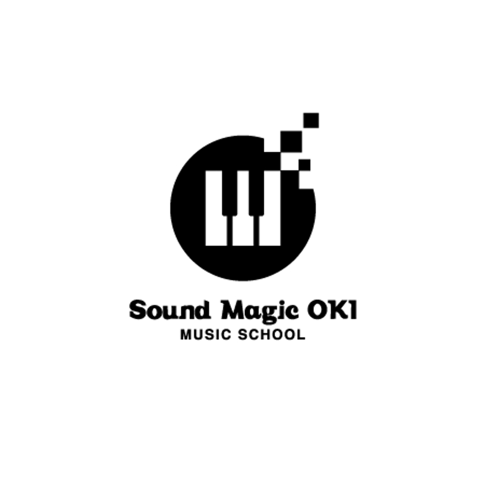 音楽教室のロゴ　会社名：SOUND★MAGIC OKI