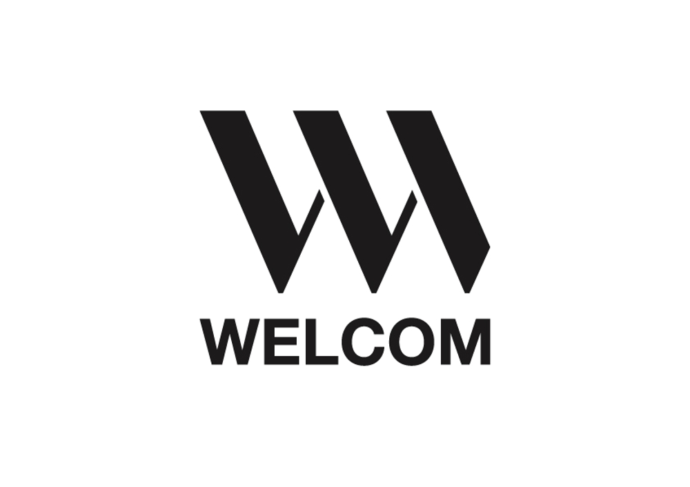バーコード機器販売会社「WELCOM」のロゴ作成