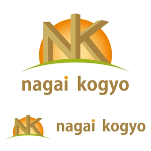 perles de verre (perles_de_verre)さんの「nagai kogyo」のロゴ作成への提案