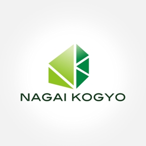さんの「nagai kogyo」のロゴ作成への提案