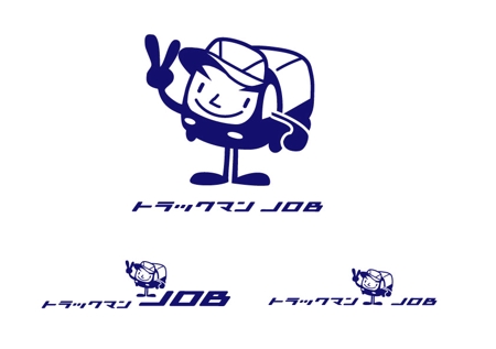 Marukeiさんの事例 実績 提案 トラックドライバー専用求人サイト トラックマンｊｏｂ のロゴ トラックマンｊｏｂ クラウドソーシング ランサーズ
