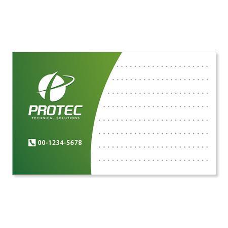 saobitさんの株式会社PROTEC（プロテック）の名刺デザインへの提案