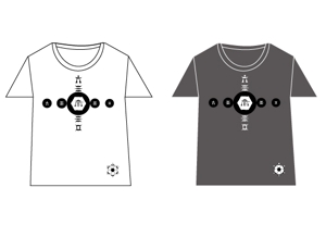 TUKI (TUKI)さんのCaféスタッフのユニフォーム　Tシャツデザインへの提案